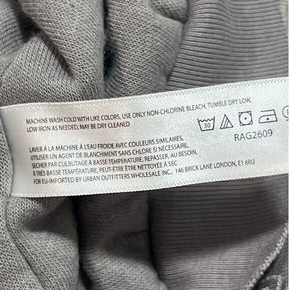 Free People Intimately Kelly Fleece Crewneck Sweatshirt Oversized XS Gray Lounge - Picture 6 of 8